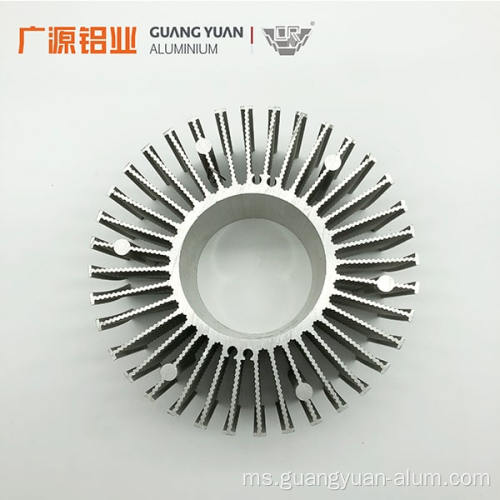 Tenggelam haba aluminium bulat
